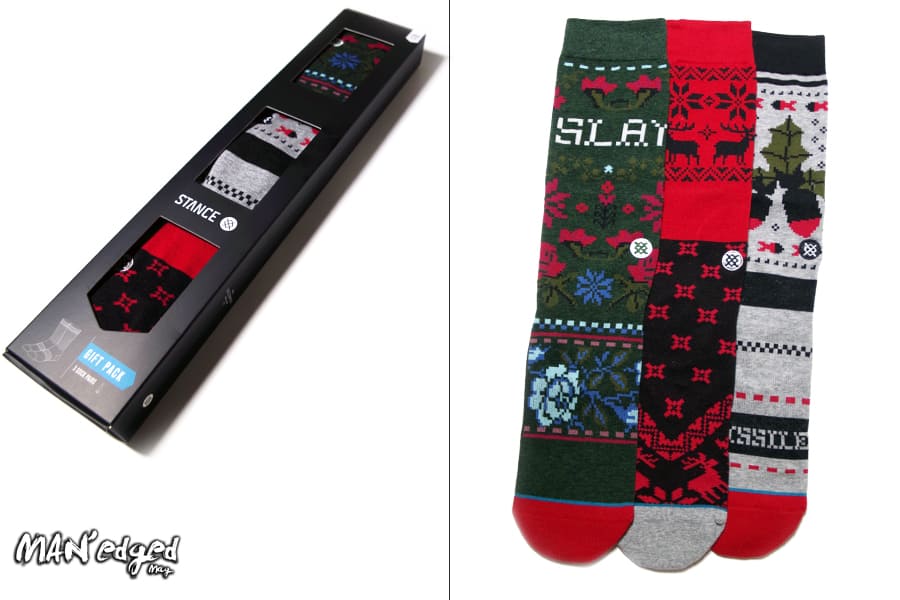Holiday gift box set from Stance MAN'edged Magazine mens holiday gift guide