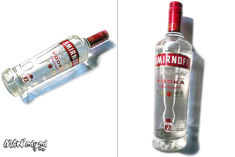 Bottle of Smirnoff vodka MAN'edged Magazine Men's Gift Guide