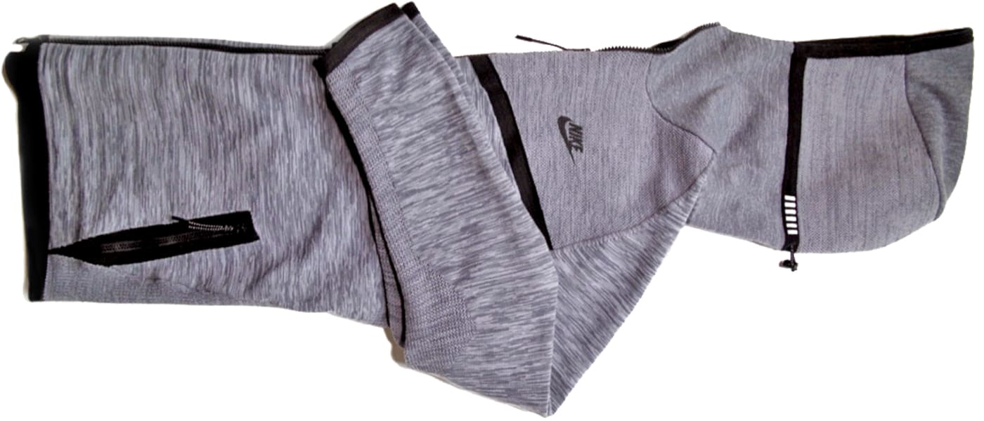 MAN'edged Magazine men's style editor's pick featuring a Nike gray hoodie