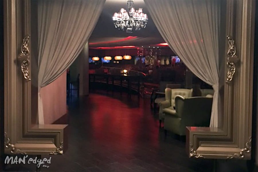 Sky Bar lounge entrance at Palace Resorts Moon Palace Cancun.
