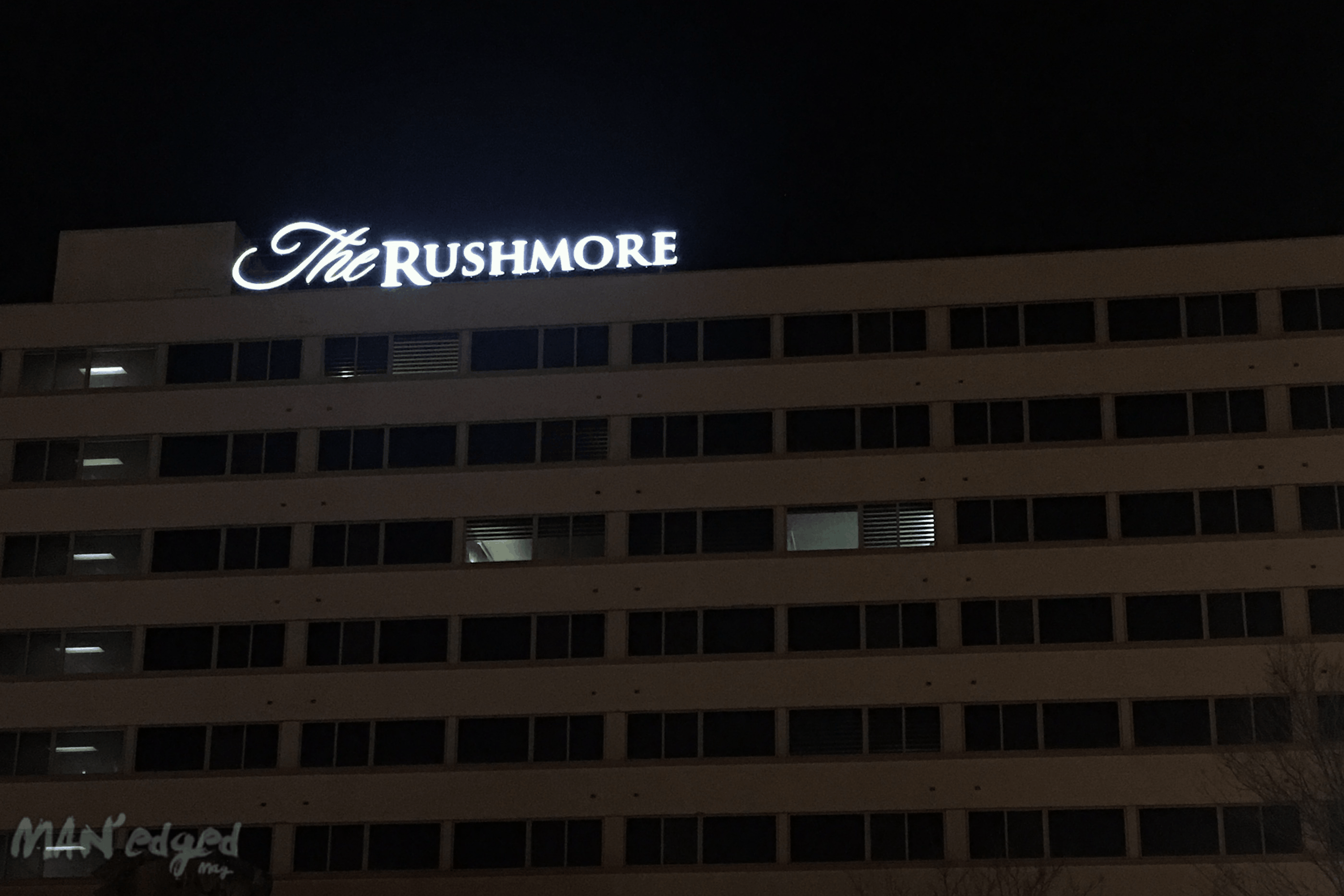 The Rushmore Hotel and Suites building.