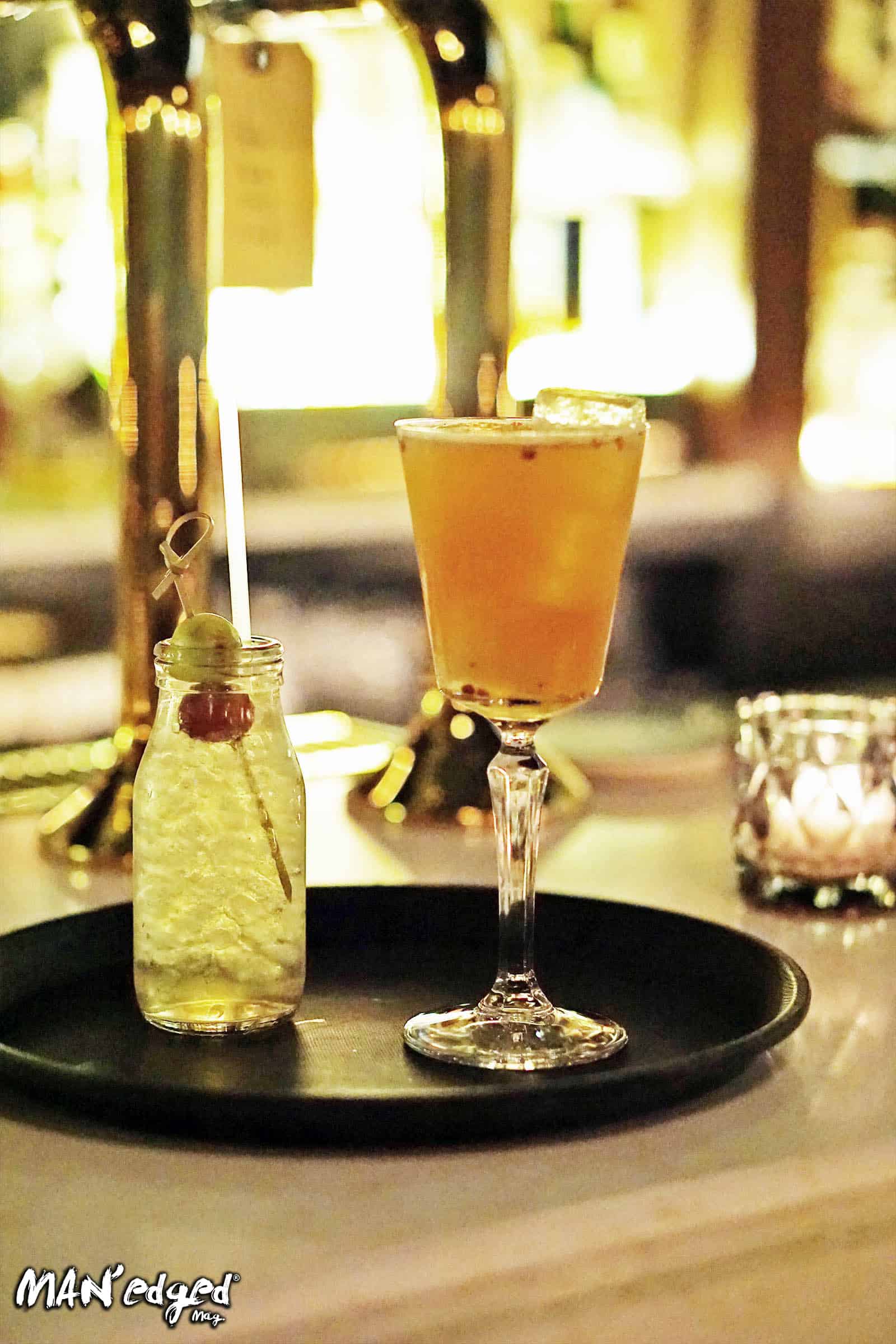two cocktails at VNYL