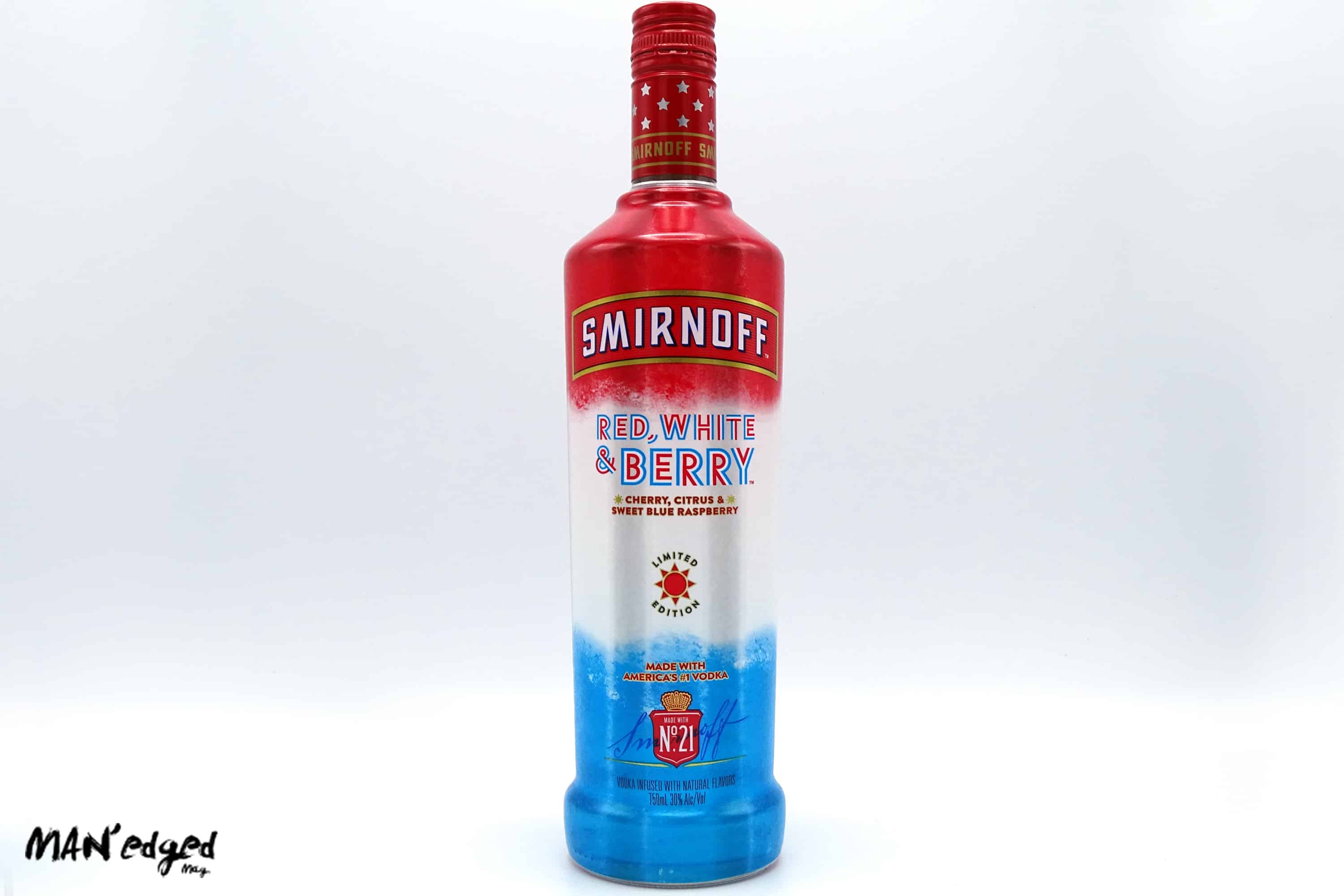 Best 4th of July Cocktail bottle of Smirnoff Red, White, and Berry