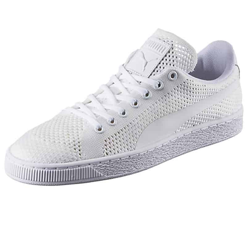 White men's Puma sneaker featured in the ultimate men's summer style guide