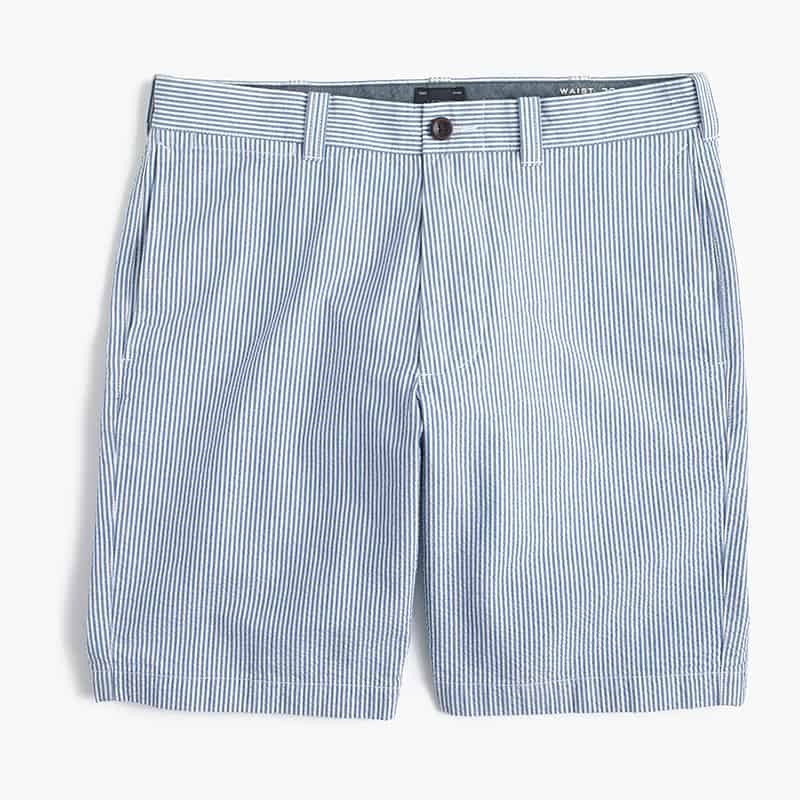 Men's seersucker shorts
