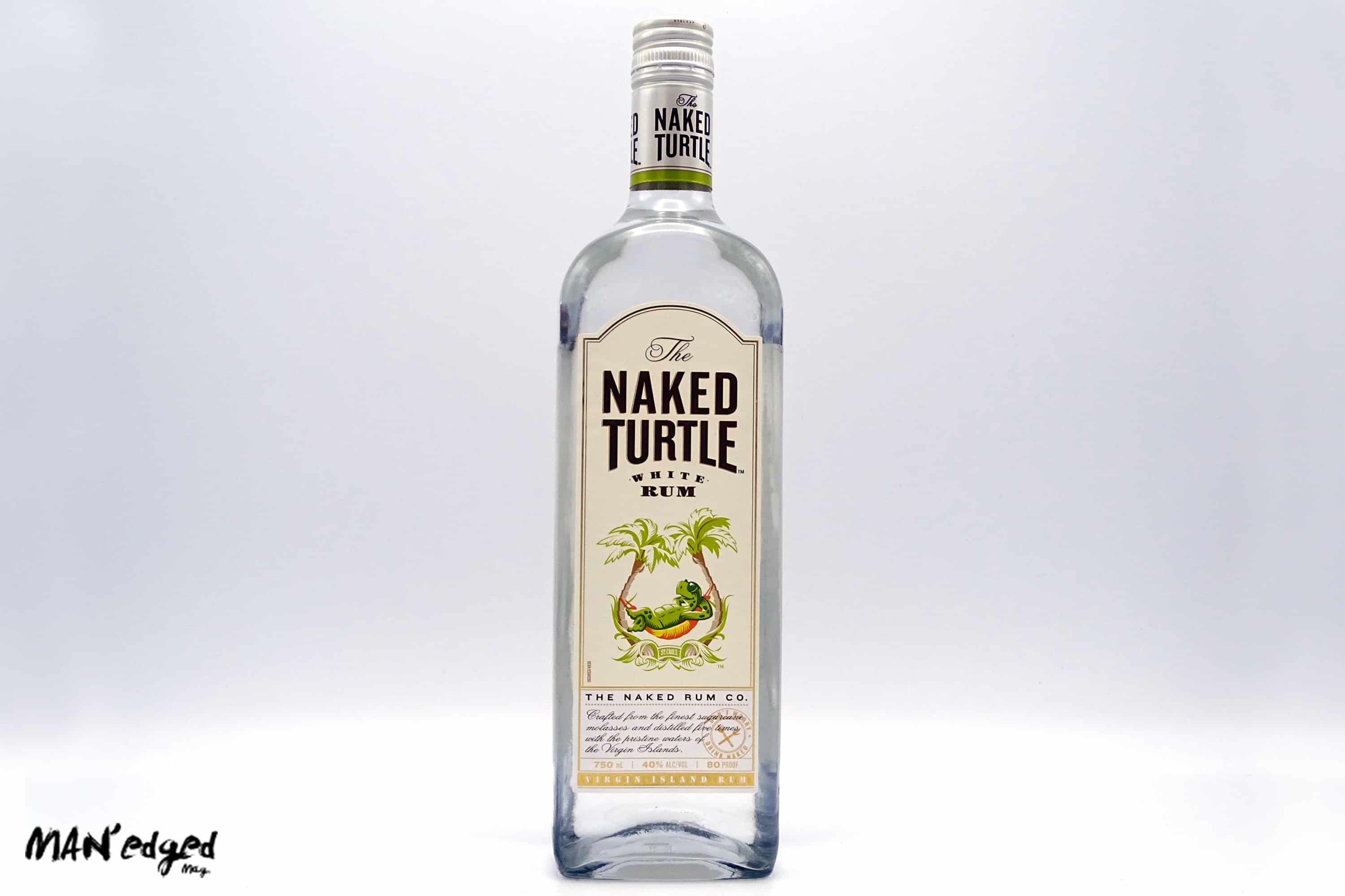 Best 4th of July Cocktail bottle of Naked Turtle White Rum