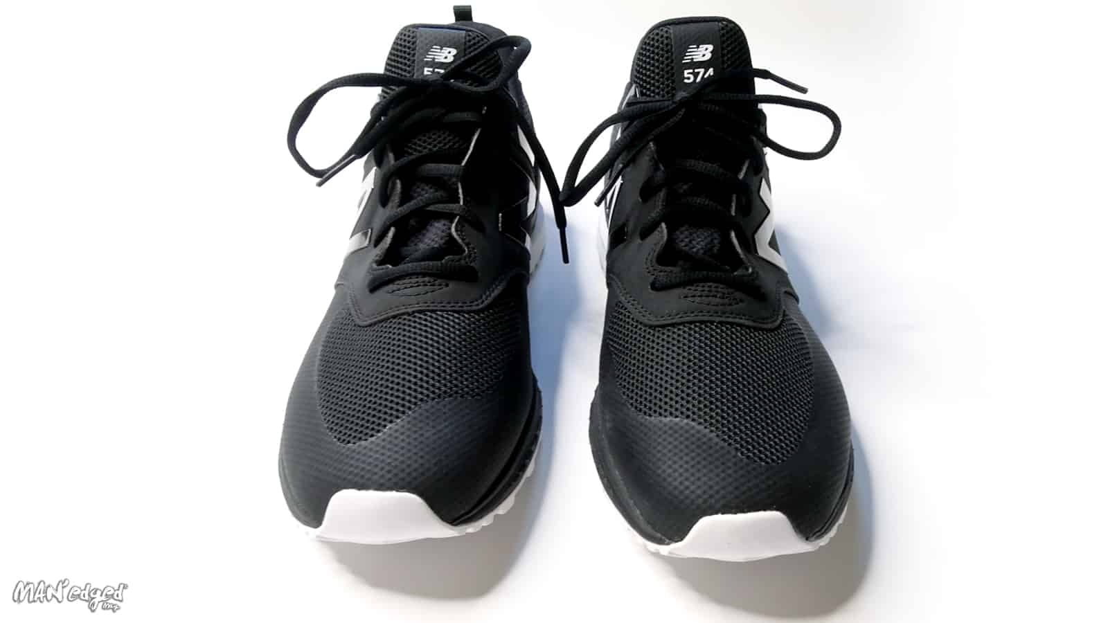 black men's new balance running shoe