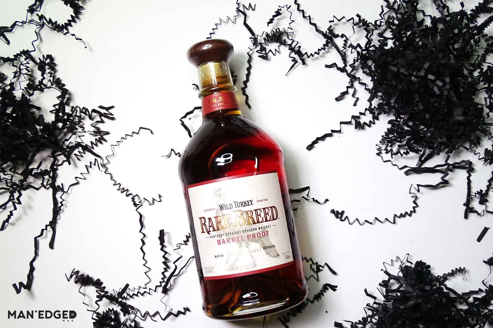 Wild Turkey Rare Breed Whiskey featured in MAN'edged Magazine's best whiskey to gift this holiday season
