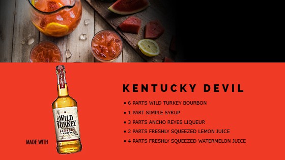 Kentucky Devil Cocktail Recipe Card