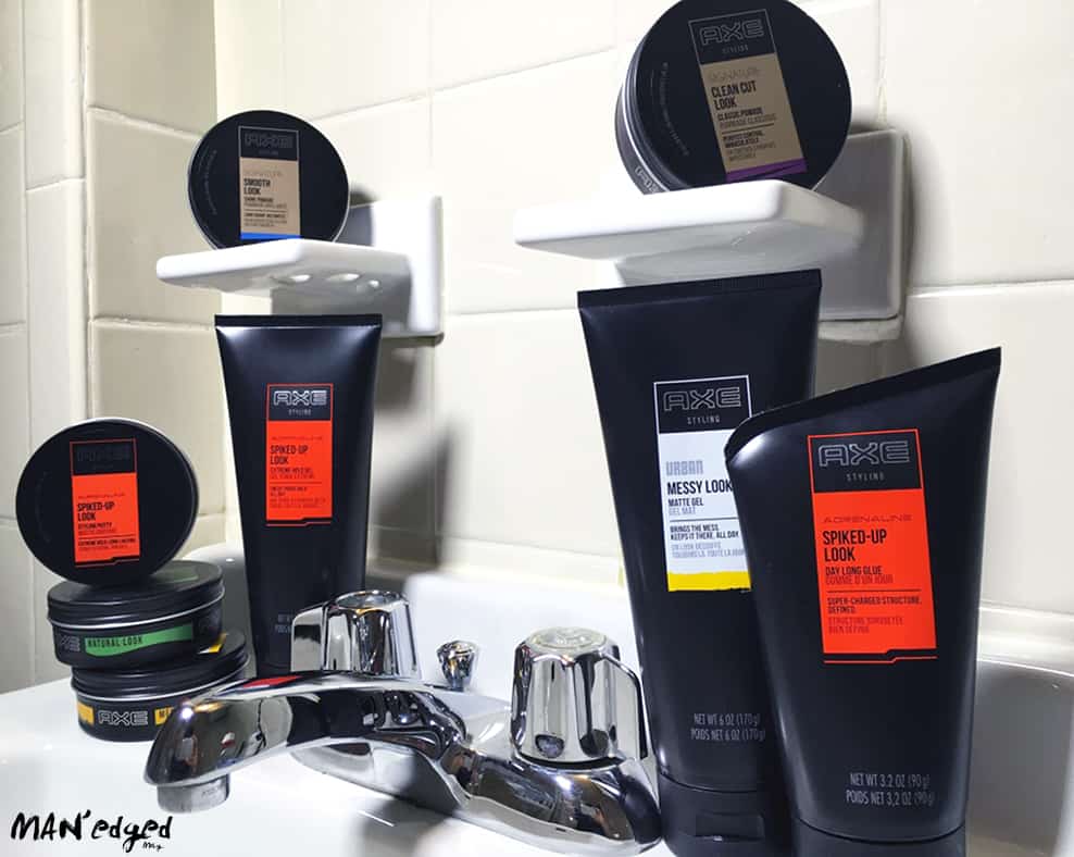 The new men's grooming products by Axe.