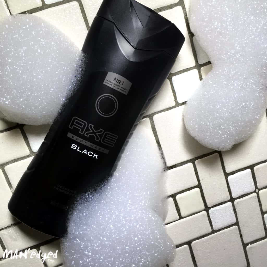 Sleek new men's body wash.