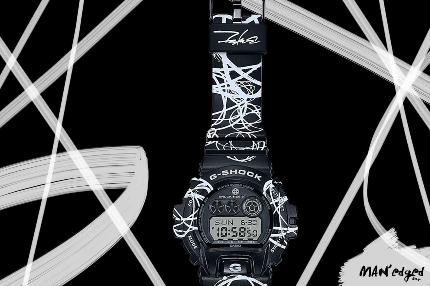 The men's G-Shock x Futura watch Collaboration Launch