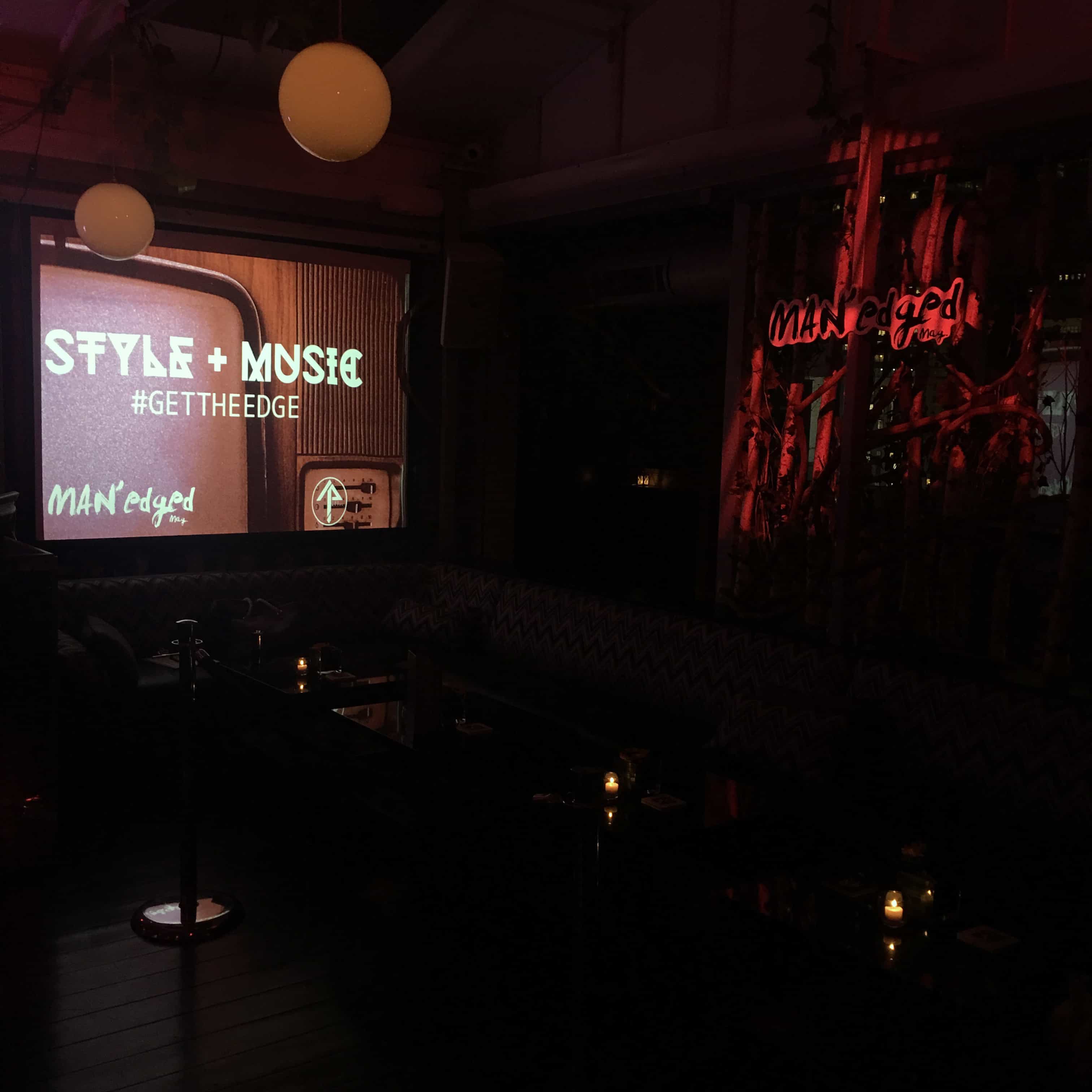 MAN'edged Magazine Style + Music Event display