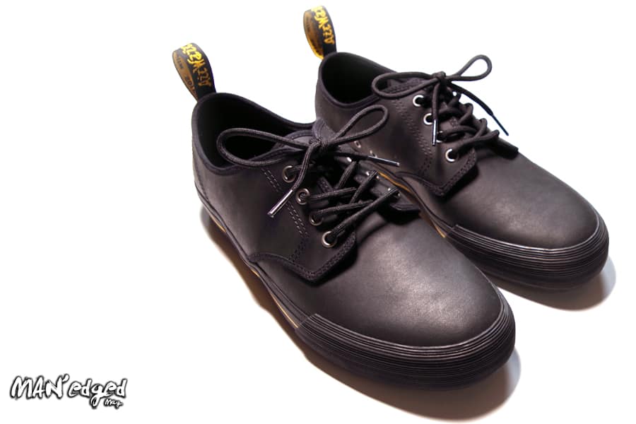 Black lace up Dr Marten men's shoes MAN'edged Magazine men's holiday gift guide