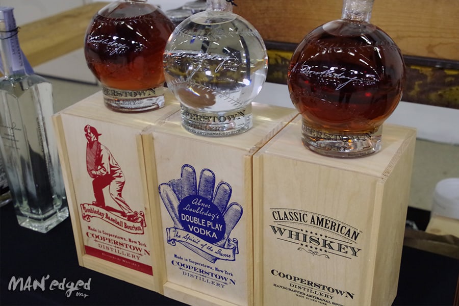 Beautifully packaged whiskey by Cooperstown Distillery.