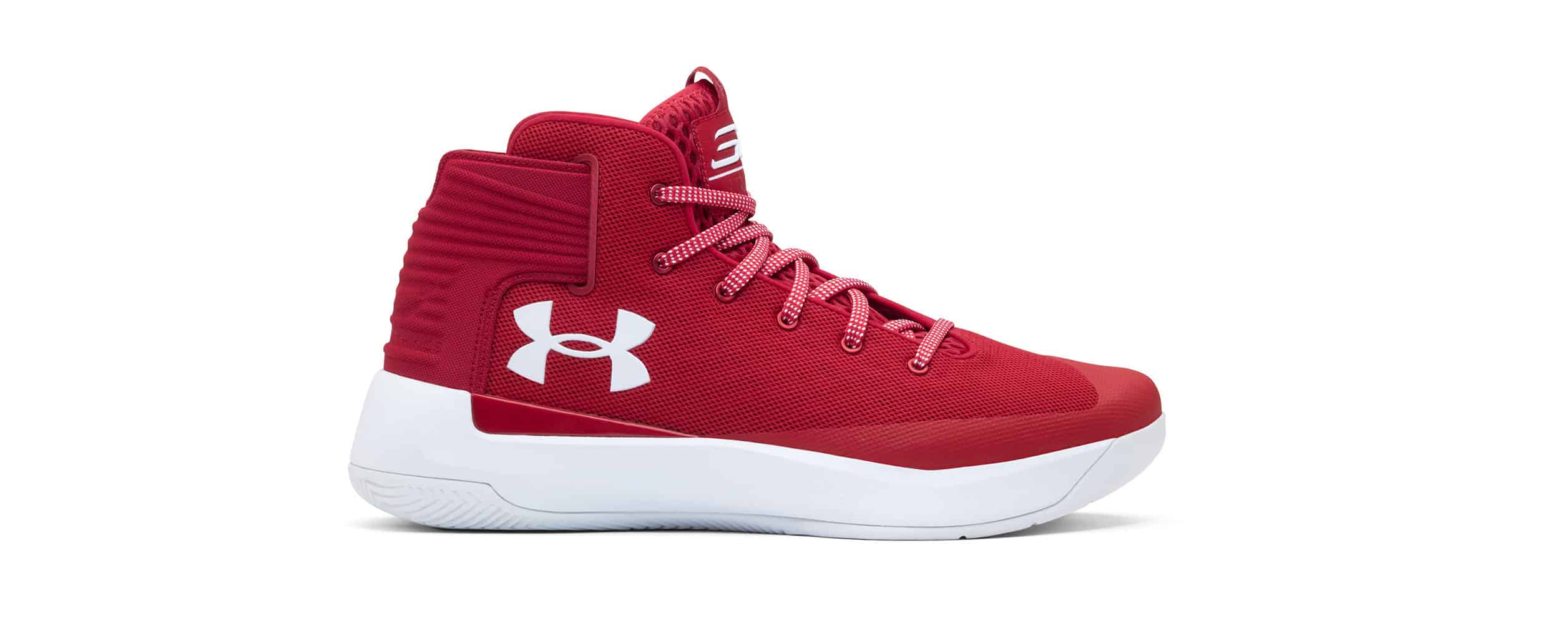 red mens basketball shoes