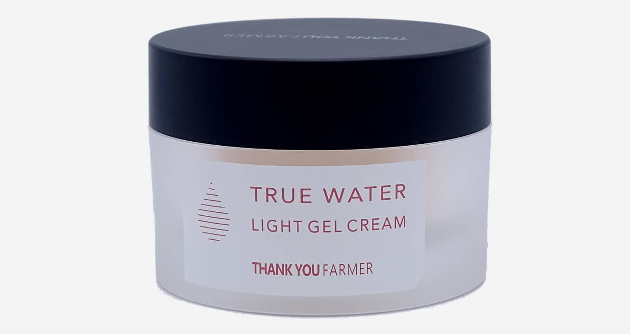 Thank You Farmer light gel cream face mask container