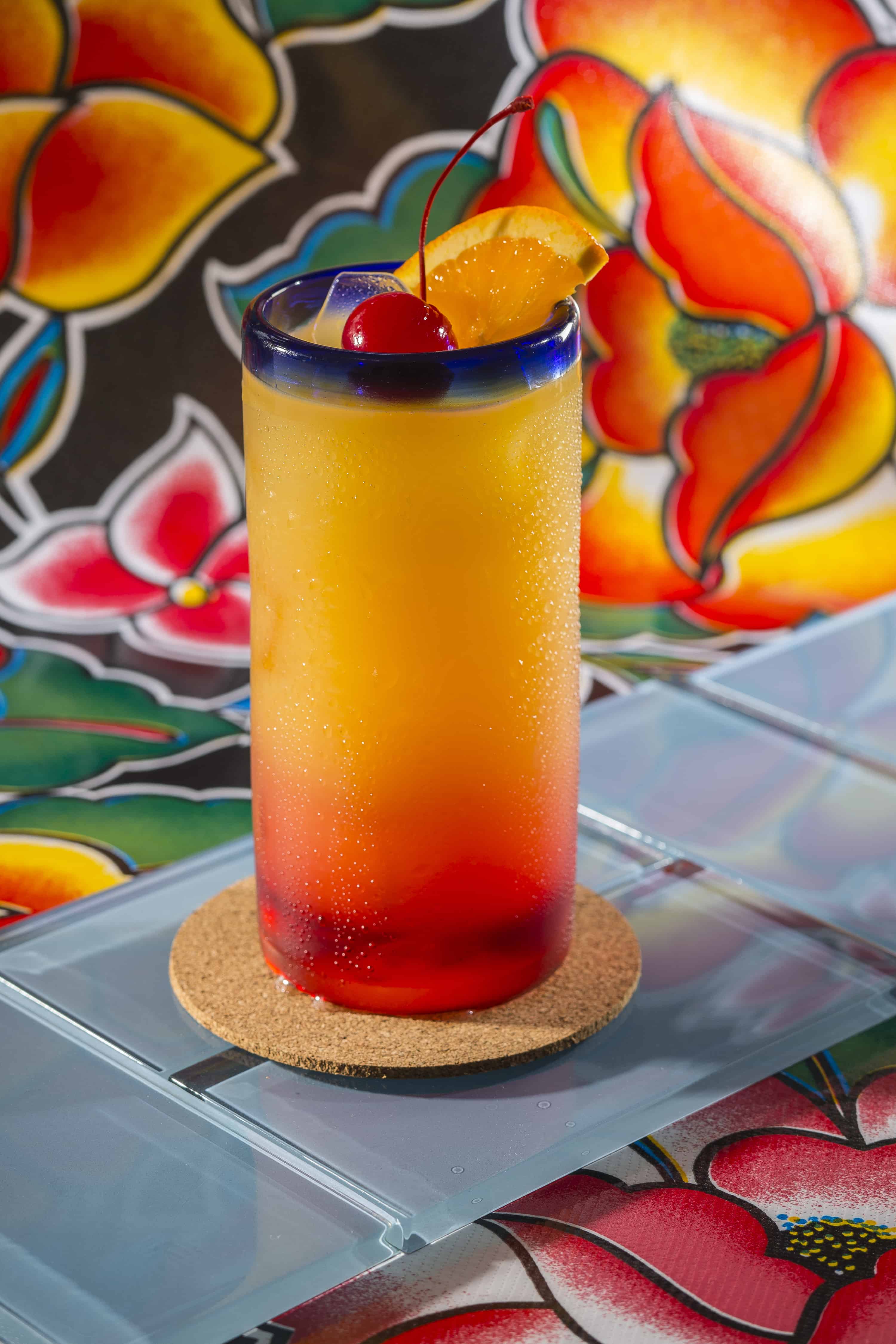 Tequila Sunrise Cocktail MAN'edged Magazine