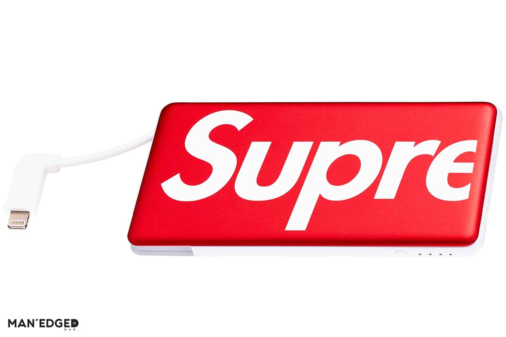 Gift ideas for the streetwear snob featuring Mophie x Supreme charger