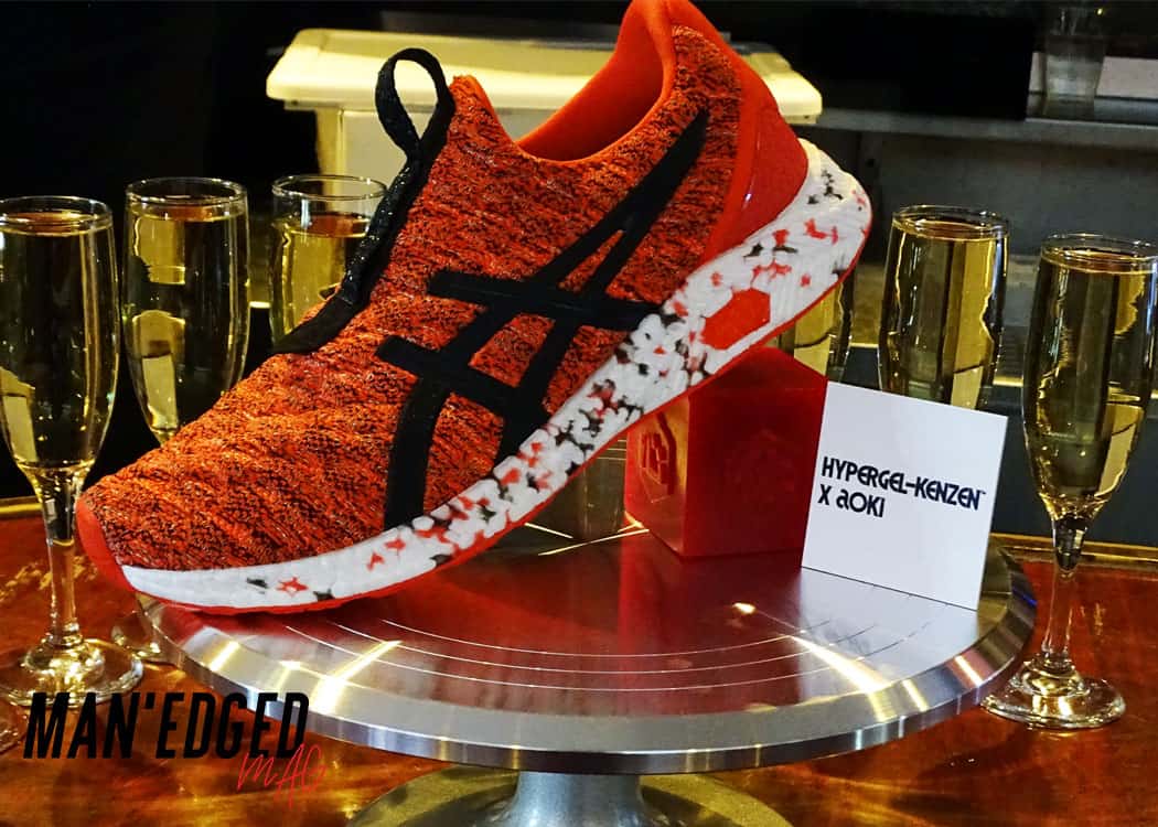 Red ASICS HYPERGEL KENZEN 