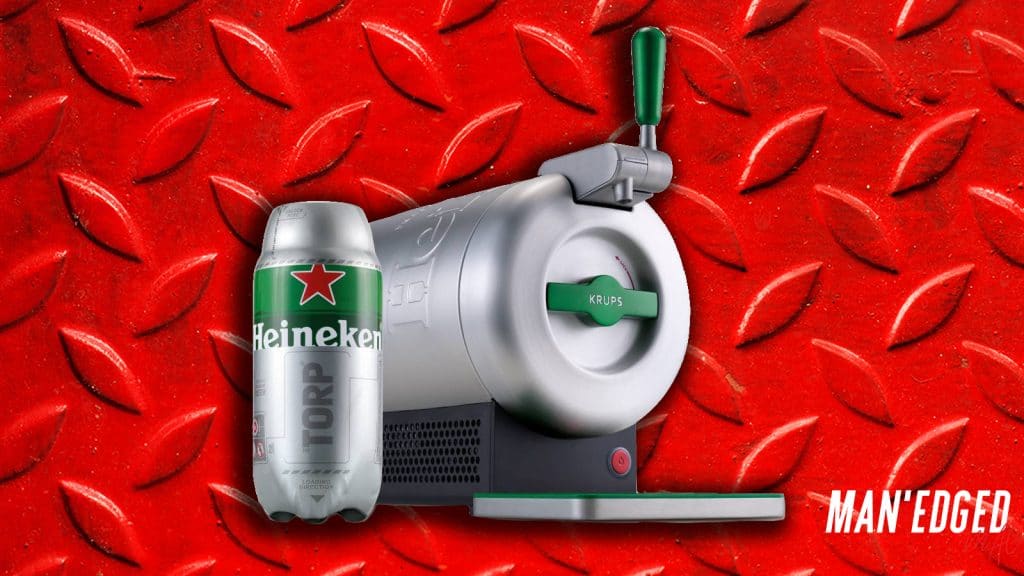 The best gifts for men - our top 19 gifting ideas that guys will love - the SUB from Heineken home draught system.