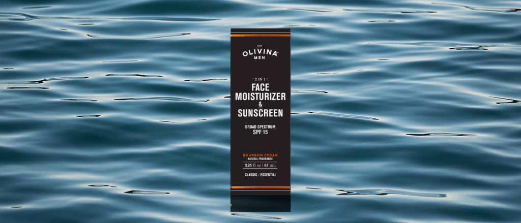 Olvina Men's Face Moisturizer & Sunblock featured in our 7 best sunblocks for Fall roundup