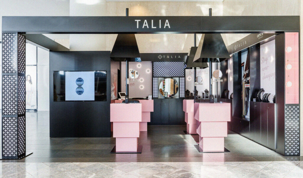 The new TALIA Jewelry concept store at brookefield place