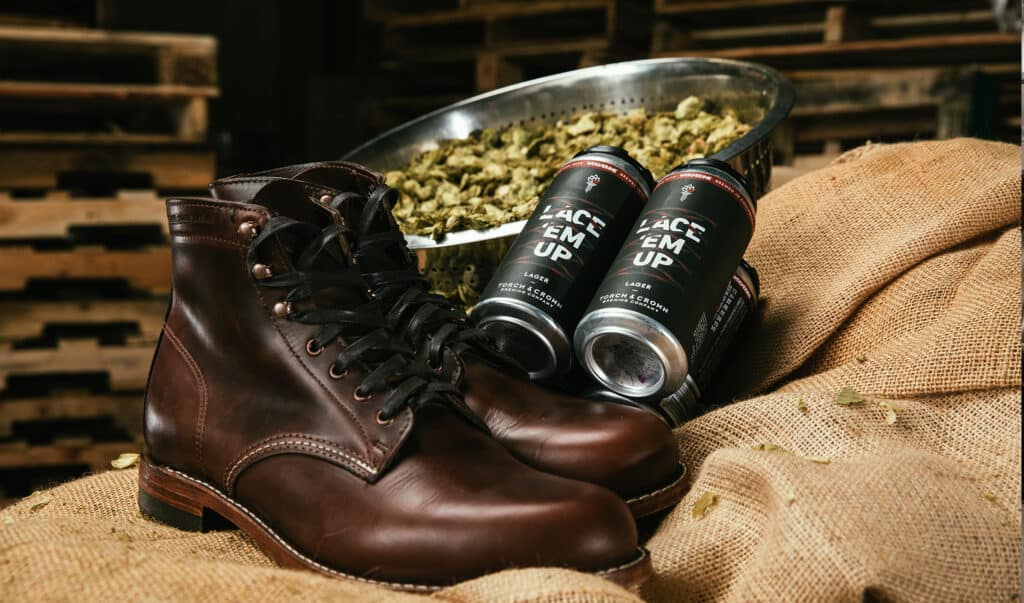 Photo of wolverine boots and the new Torch & Crown Lace Em Up Lager