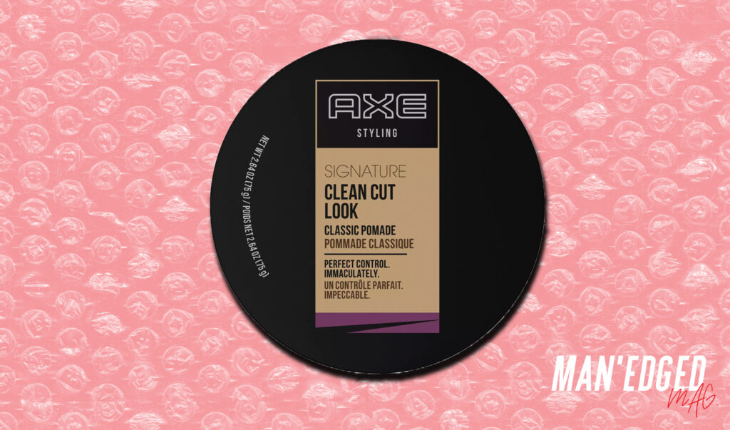 Men's classic pomade by axe featured in MAN'edged Magazine men's Editor's Pick