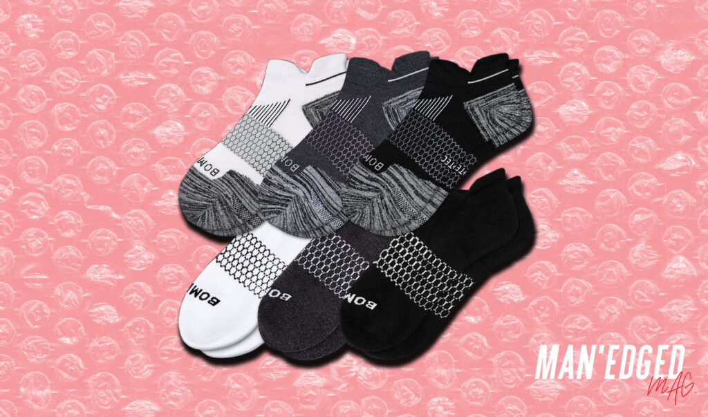 men's desk to gym ankle socks by bombas
