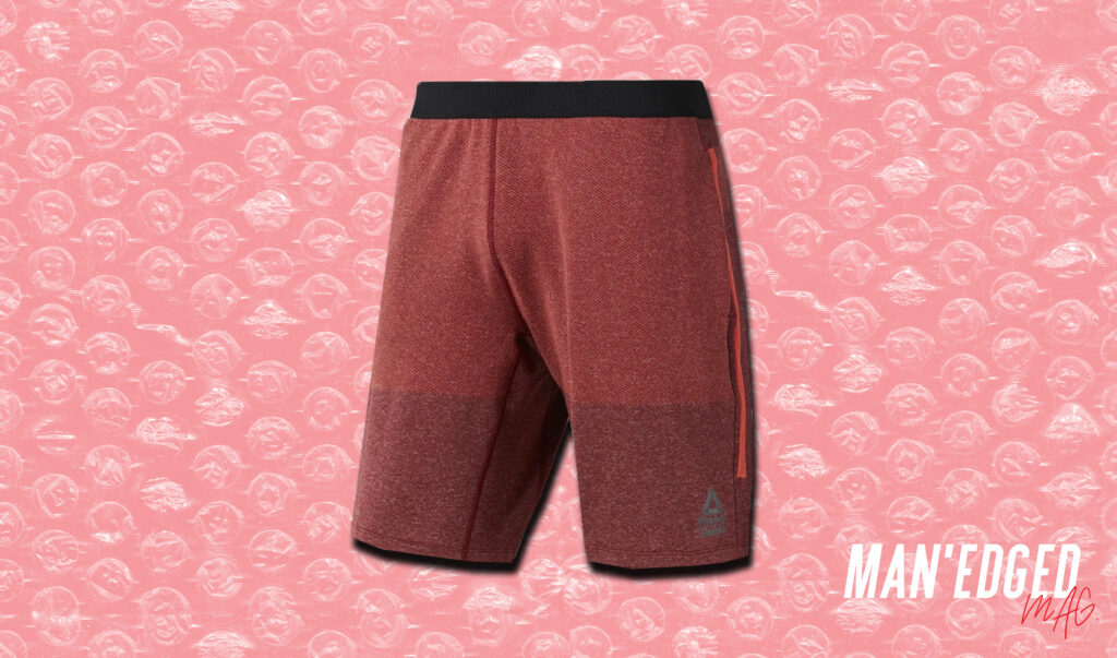 men's reebok crossfit red shorts