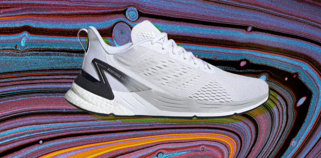 adidas men's white running shoe