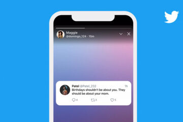 twitter's stories feature called tweets mock up