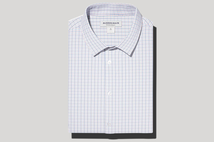 plaid men's dress shirt