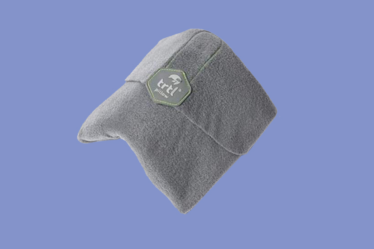 grey travel neck pillow