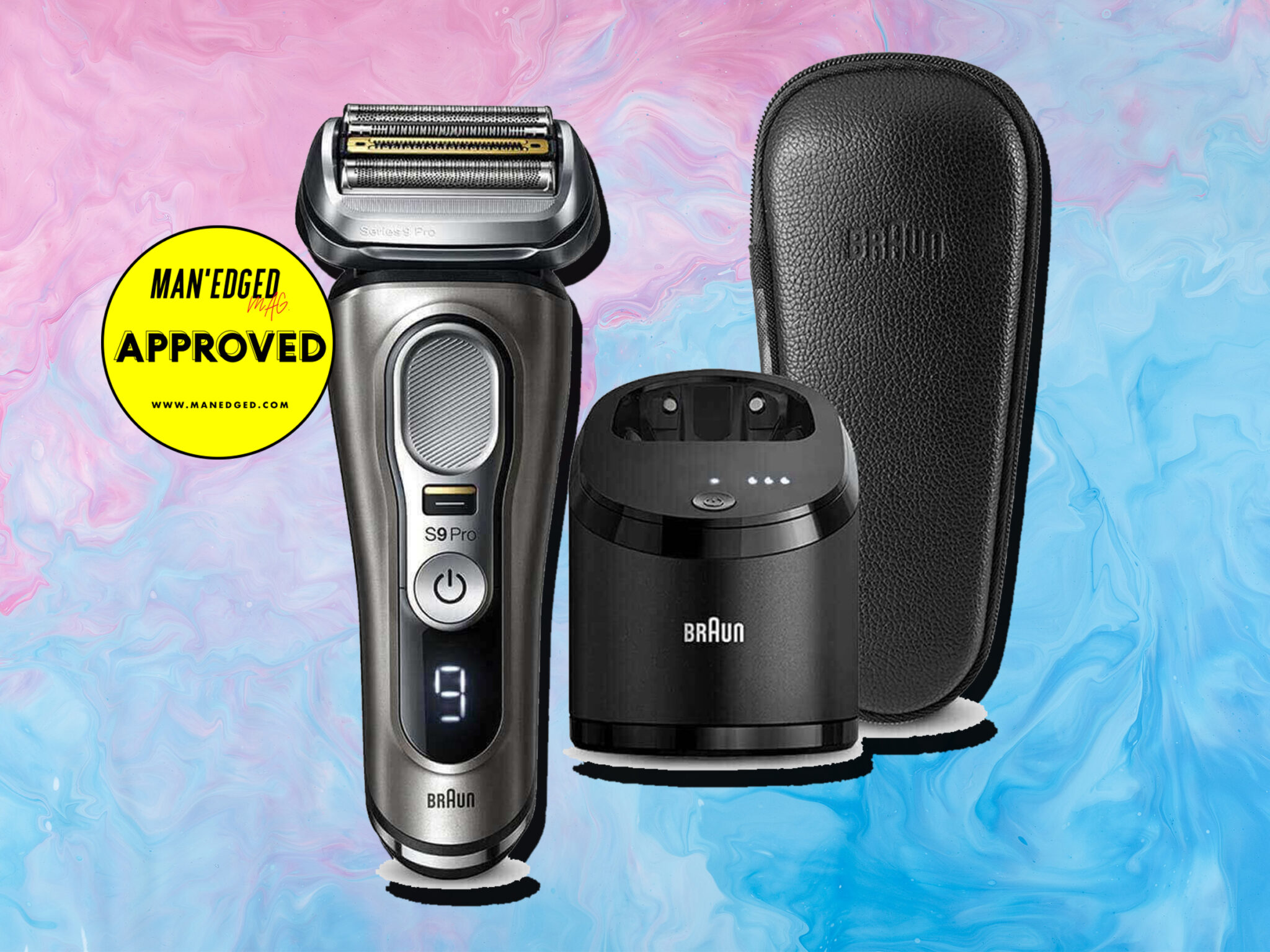 mens braun pro series 9 electric shaver