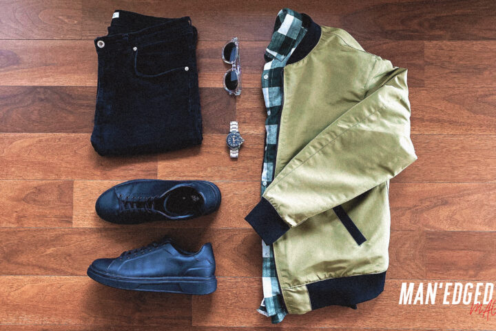 How to Wear a Bomber Jacket Men mens outfit gride