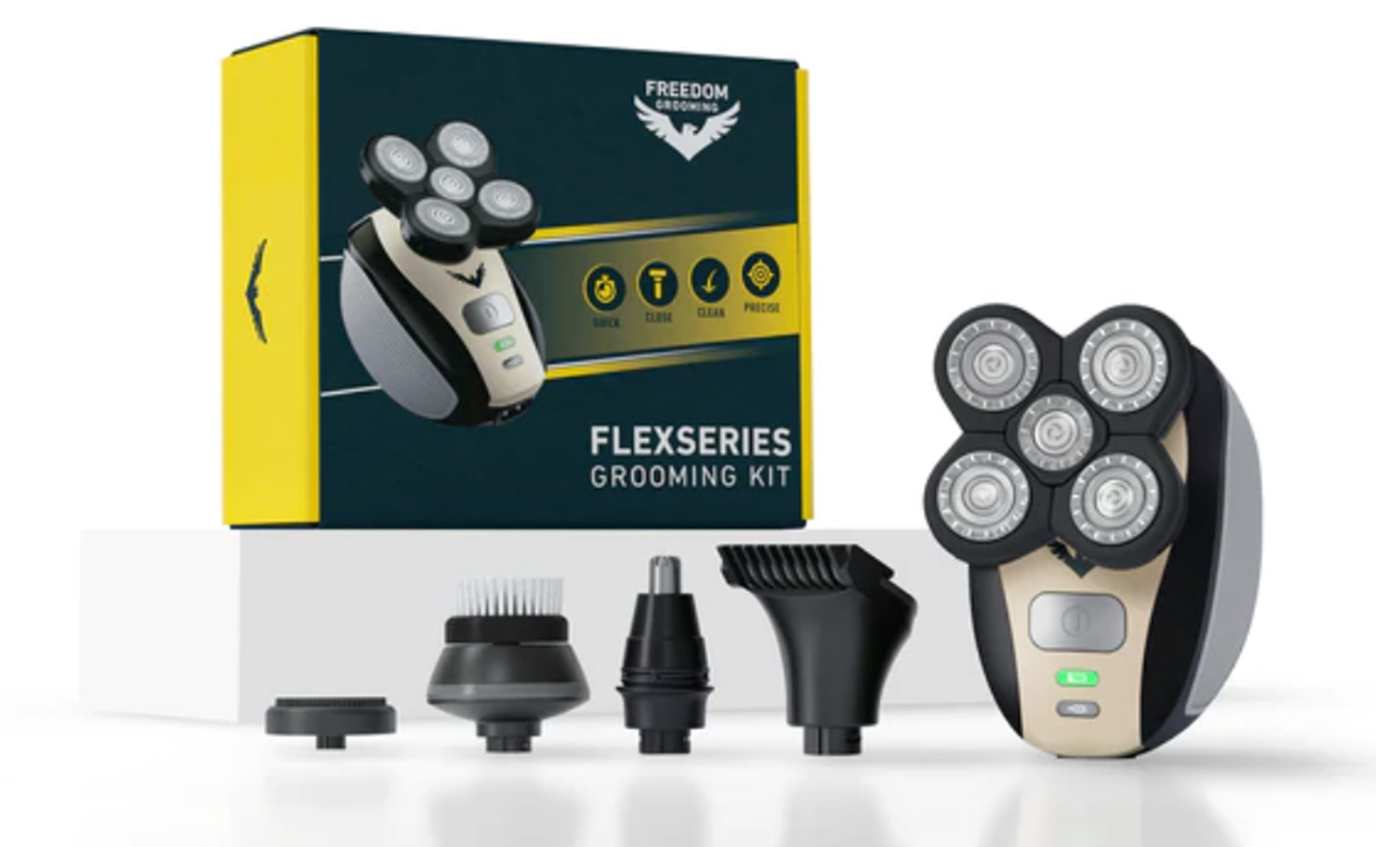 FlexSeries Electric Razor by Freedom Grooming.