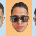 editor of man'edged magazine wearing sunglasses featured in Best Sunglasses for a Big Nose (Men’s 2023 Guide)